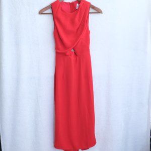 ASOS Red Midi Dress